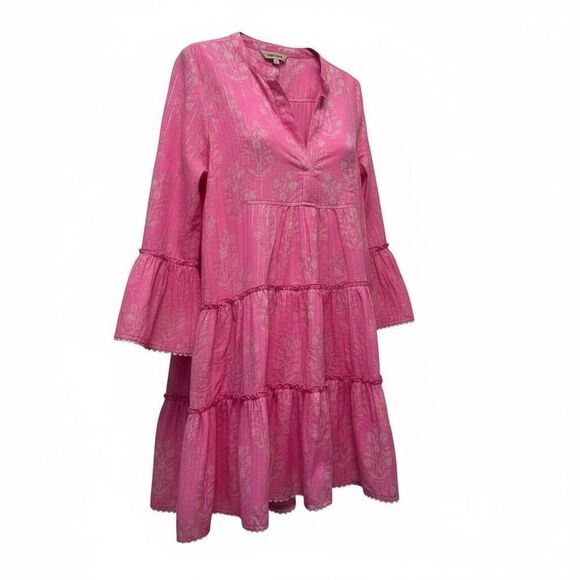 Juliet Dunn Floral Tiered Ruffled Minidress - Picture 3 of 11